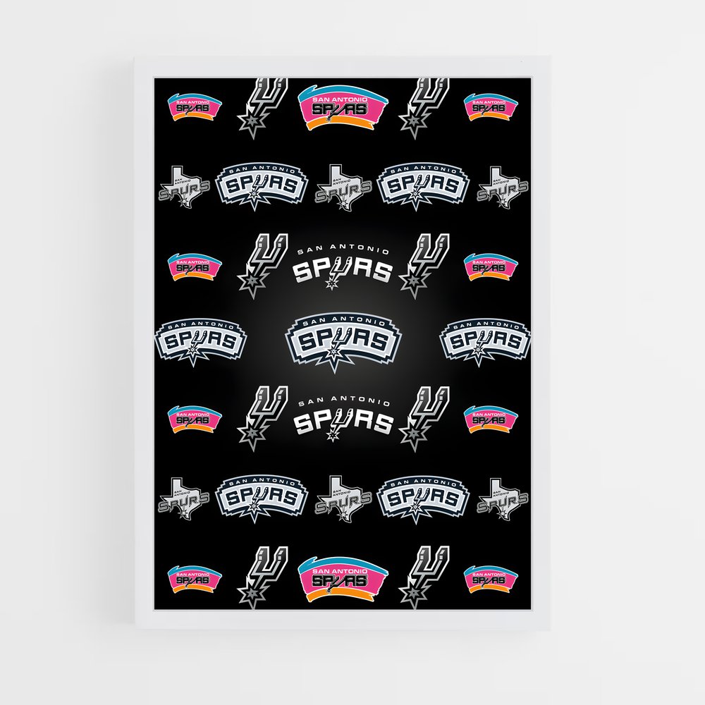 Poster San Antonio Spirit – affiche Basketball (vue 3)